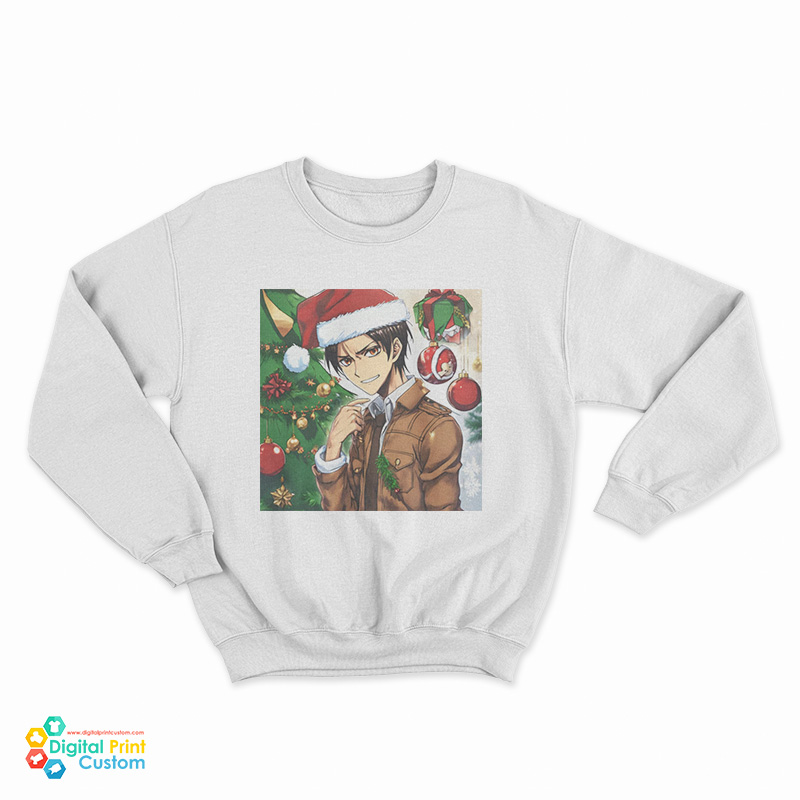 Eren Yeager Christmas Attack On Titan Anime Sweatshirt