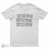 Fuck You I Won't Do What You Tell Me T-Shirt