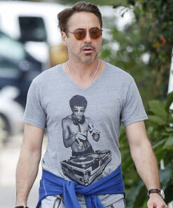 Iron Man Tony Stark Bruce Lee Dj T-Shirt