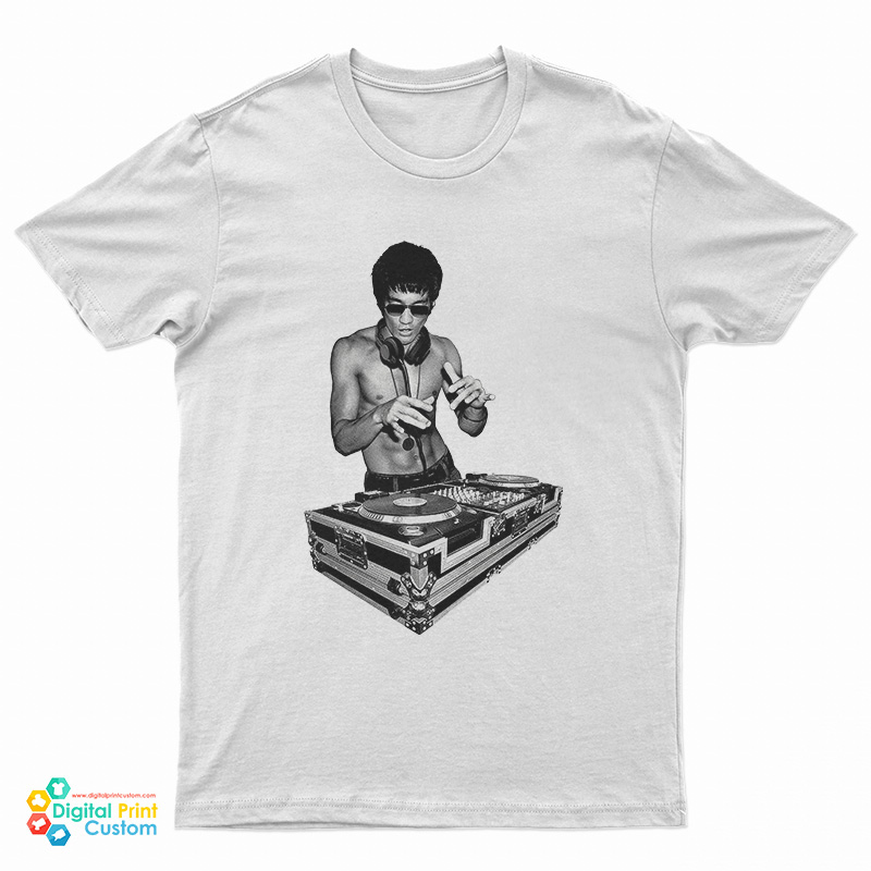 Iron Man Tony Stark Bruce Lee Dj T-Shirt