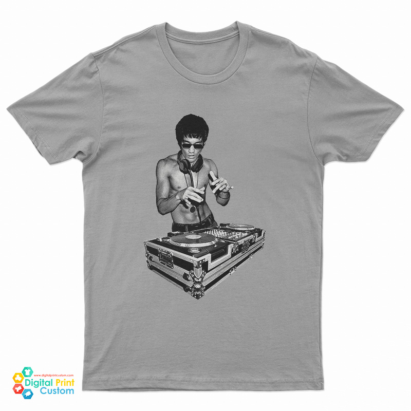 Iron Man Tony Stark Bruce Lee Dj T-Shirt