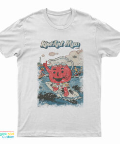 Surfing Kool-Aid Man Retro 80s T-Shirt