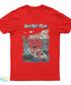 Surfing Kool-Aid Man Retro 80s T-Shirt