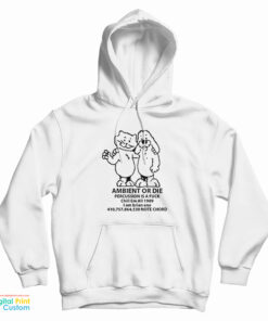 Ambient Or Die Percussion Is A Fuck Chill Em All 1989 I Am Brian Eno Note Chord Hoodie