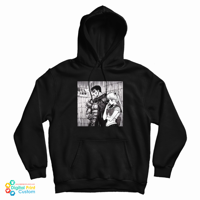 Berserk Sailor Moon Smoking Hoodie