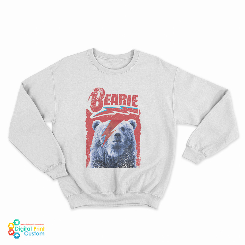Bowie Ziggy Stardust Bear Sweatshirt
