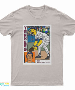 Don Mattingly Simpson Parody T-Shirt