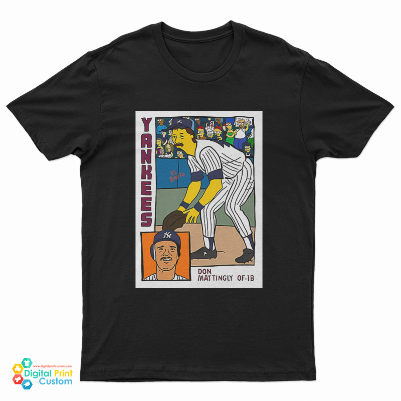 Don Mattingly Simpson Parody T-Shirt