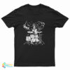 King Kong Playing Drums T-Shirt