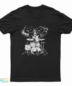 King Kong Playing Drums T-Shirt