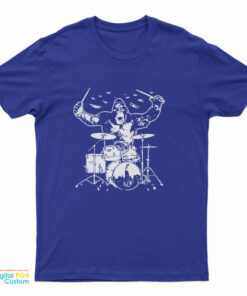King Kong Playing Drums T-Shirt