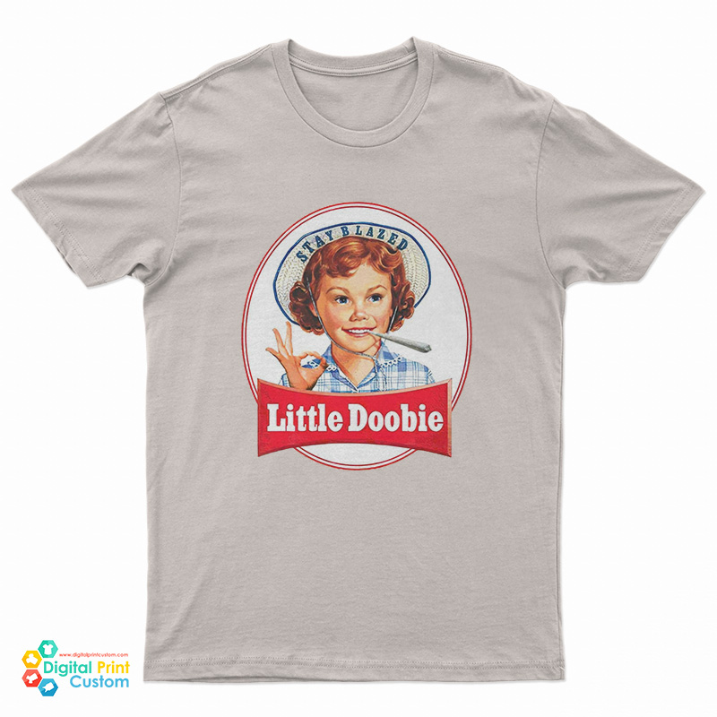 Little Doobie Smoking Weed Parody T-Shirt