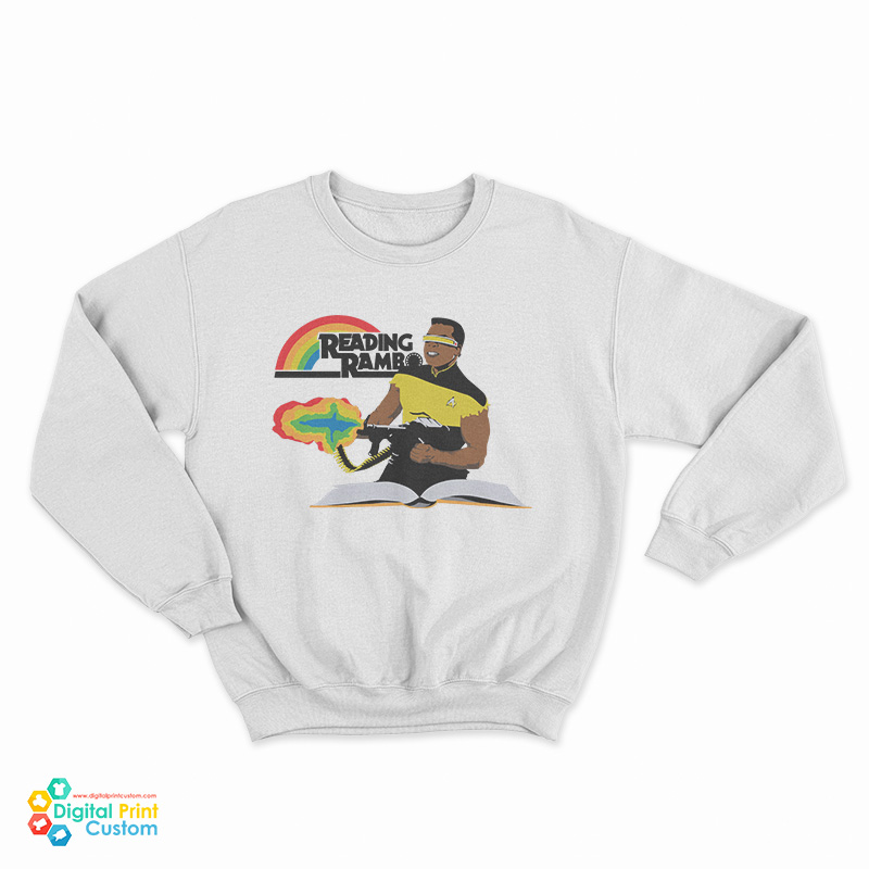 Reading Rambo Rainbow Sweatshirt