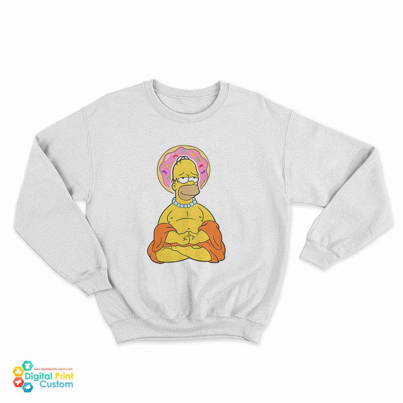 Simpsons Homer Buddha Sweatshirt