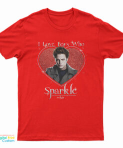 Twilight Edward Cullen I Love Boys Who Sparkle T-Shirt