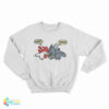 Vintage 1993 No Fear Pussy Vs Chicken Sweatshirt