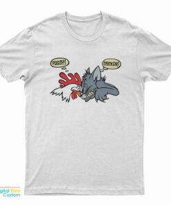 Vintage 1993 No Fear Pussy Vs Chicken T-Shirt