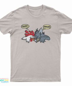 Vintage 1993 No Fear Pussy Vs Chicken T-Shirt