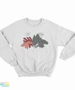 Vintage Pussy Vs Chicken Single Stitch Sweatshirt