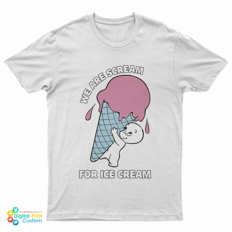 Casper We Are Scream For Ice Cream T-Shirt
