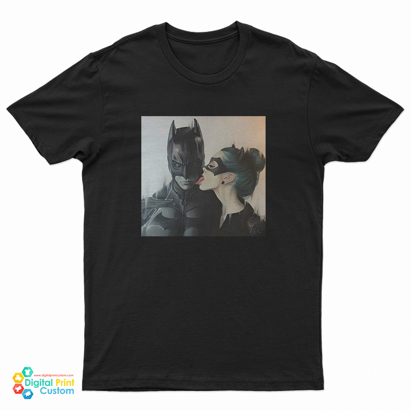 Catwoman Licking Batman T-Shirt