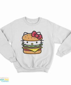 Hello Kitty Burger Parody Sweatshirt