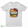 Hello Kitty Burger Parody T-Shirt
