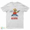Hey Man Your A Fudge Packer Bart Simpson Against Aids T-Shirt