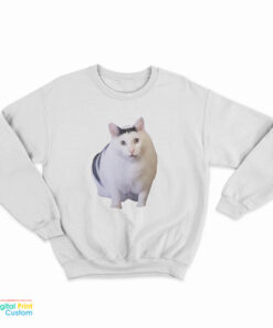 Huh Cat Chonky Ben Meme Sweatshirt