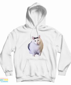 Huh Cat Chonky Ben Meme Hoodie