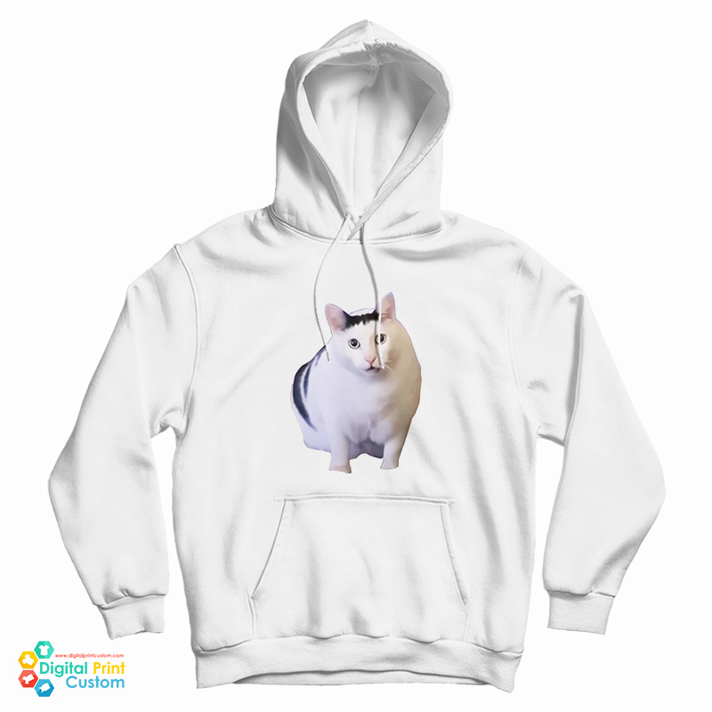 Huh Cat Chonky Ben Meme Hoodie