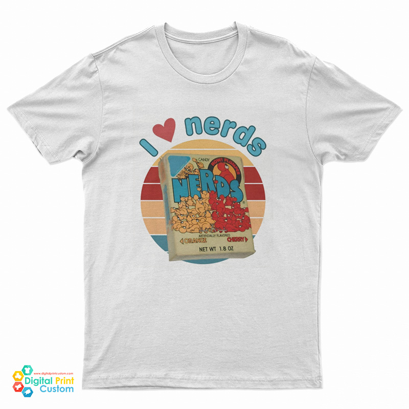 I Love Nerds Retro Candy Box T-Shirt