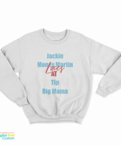 Jackie Money Martin Laces At Tip Big Mama Sweatshirt