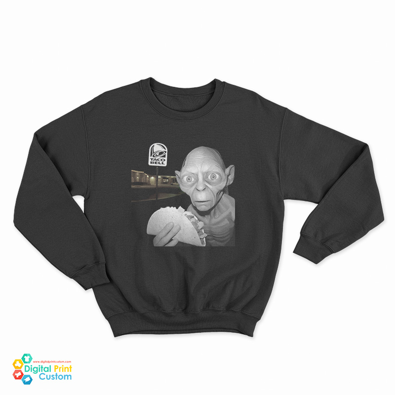The Lord of the Rings Gollum Taco Bell Sweatshirt