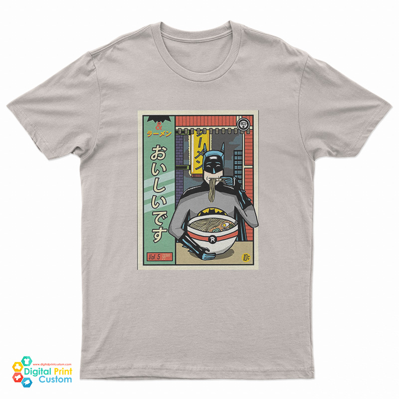 Batman And Ramen Parody T-Shirt