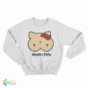 Hello Titty Parody Kitty Boobs Sweatshirt