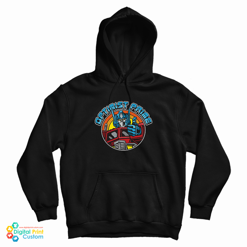 Optimus Prime Optimist Prime Parody Hoodie