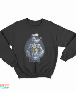 Popeye The Sailor Man Gangster Thug Sweatshirt