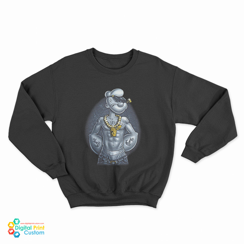 Popeye The Sailor Man Gangster Thug Sweatshirt