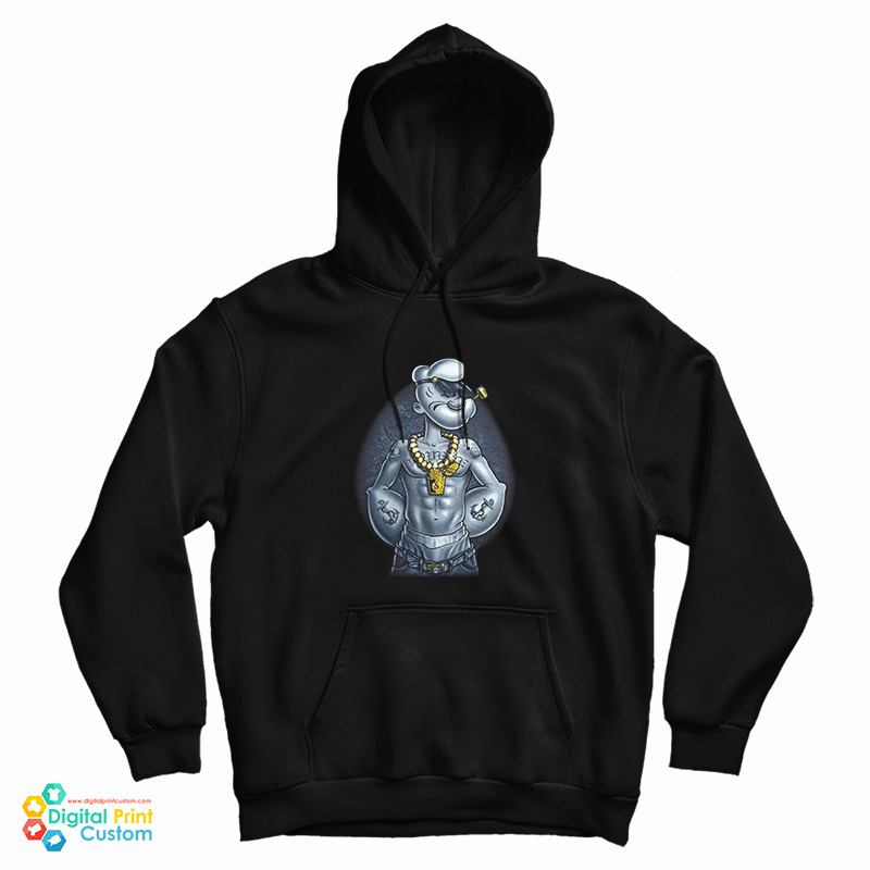 Popeye The Sailor Man Gangster Thug Hoodie