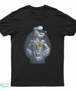 Popeye The Sailor Man Gangster Thug T-Shirt