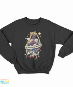 Sailorpool Deadpool In The Name of the Moon Fuck You Sweatshirt