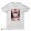 Sexy Girl Lips Attitude Funny T-Shirt