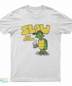 Turtle Beer Slow But Mellow Retro 70s T-Shirt
