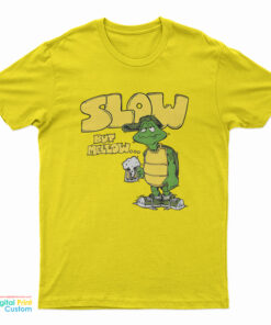 Turtle Beer Slow But Mellow Retro 70s T-Shirt