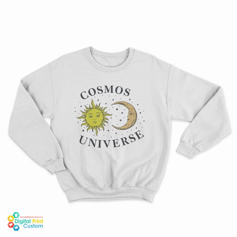 Cosmos Universe Sun Moon Star Sweatshirt