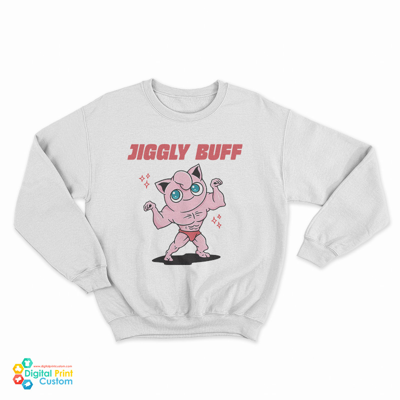 Jiggly Buff Pokemon Muscle Sweatshirt