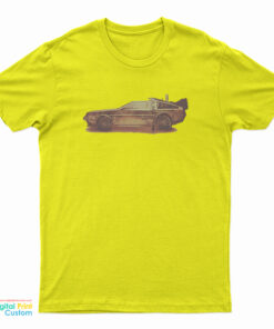 Lost in the Wild Wild West Golden Delorean Tandy Last Man On Earth T-Shirt