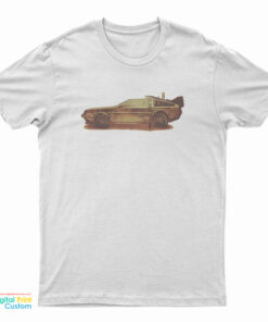Lost in the Wild Wild West Golden Delorean Tandy Last Man On Earth T-Shirt