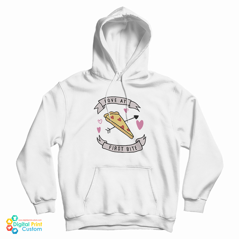 Love At First Bite Pizza Hoodie